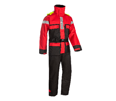 Mullion - North Sea 1 Suit - Red/Black