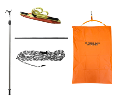 SB Rescue Sling Matesaver with Protective PVC Cover - SOLAS & MCA MOB Recovery Sling for Man Overboard Rescue