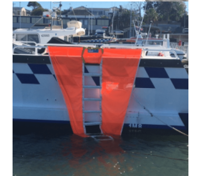Sports and Pleasure Vessel XL Recovery Ladder - SOS Marine Man Overboard Rescue Ladder / Cradle - Yacht & Chandlery MOB Recovery Ladder - Webbing Safety Ladder for Boats