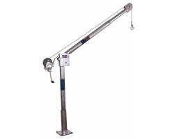 Telescopic Deck Davit c/w Winch - 500lbs -   -1