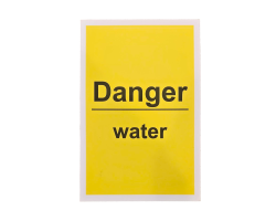 Danger Water Sign