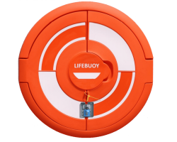 30" Integrated Lockable Lifebuoy Cabinet   