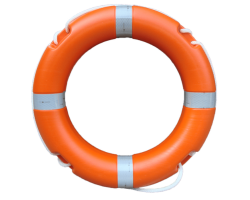 UK and SOLAS Approved 30 Inch Lifebuoy 4kg - 75cm SOLAS & MED Compliant Lifering with Reflective Tape - High Quality Orange Life Ring for Smoke & Light Signals - UK & SOLAS Approved Lifebuoy UK