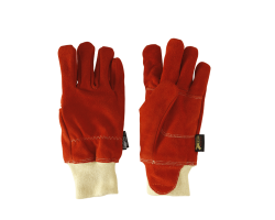 MED PalmBuddy Heavy Duty Leather Gloves with Chemical Resistance - Firefighter Protective Leather Gloves with Kevlar - Heat-resistant, slash and puncture-resistant Gloves