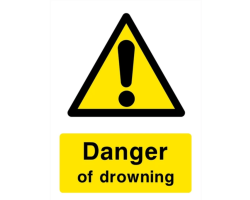 Danger Of Drowning sign