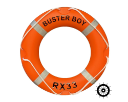 SOLAS/MED Lettered Lifebuoys – SOLAS Approved Custom Lifebuoys with Lettering - Personalised SOLAS Lifebuoy with Custom Letter Options