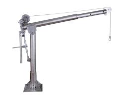 Stainless Steel Deck Davit c/w Winch - 2000lbs  -   -1