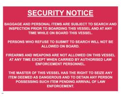 Visitors Safety Instructions IMO Poster - IMO Poster for Visitor Security Notice - Instructional Visitor Safety IMO Poster 