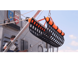 Jason's Cradle Military Rescue Stretcher - SOLAS Approved Military Man Overboard Stretcher for High Sided Vessels - Stretcher Recovery System Military (MORS) - Casualty Recovery - Body Recovery - Diver Support