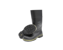 MED Boots - Fire-Resistant 'Ships Wheel' approved Wellingtons - Heavy Duty Steel Toe Cap Boots with Abrasion Resistance