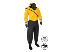 SOLAS PPE Drysuit With Fabric Socks - WOSS Breathable Drysuit - Breathable SOLAS PPE Safety Suit with Fabric Socks - Woss SOLAS Approved Drysuit with Integrated Socks