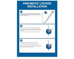 Pneumatic Locker Installation IMO Poster - IMO Poster for Pneumatic Locker Installation - Pneumatic Locker Installment Process IMO Poster