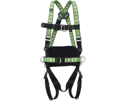 Kratos AKROS 3 Comfort Body Harness – 2 Fall Arrest Attachment Points with Belt & Automatic Buckles – Dorsal, Sternal & Lateral D-Rings for Work Positioning – FA1020500A, FA1020500A1