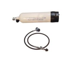 6l/300 bar & 7l/300 bar, and 12l/300 bar Co2 Air Cylinders c/w Valves and Pressure Regulator Inflation Hose Assembly 