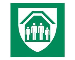 Protection Shelter Safety Sign - IMO Compliant Escape route Signs for Protection Shelter - Safety Notice Protection for Shelter Decal