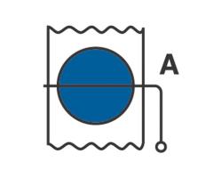Fire Damper Accommodation IMO Fire Control Sign - IMO Control Signs for Fire Flap / Damper Fire - IMO Fire / Damper Sign