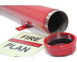 SOLAS Fire Plan Holder - Stainless Steel Maritime Fire Plan Container - SOLAS Safety Fire Plain Container for Crucial Documents - SOLAS Chapter II Reg. 15/2.4.1 and 2.4.2. - IMPA 332613