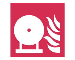 Fixed Fire Extinguishing Bottle Sign - Fire Fighting Sign for Fixed Fire Extinguishing Bottle - Fixed Fire Extinguisher Bottle Location Fire Protection Sign