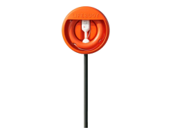 Lifebuoy, Line, Housing & GRP Pole - Soft-Surface Set for Fixing Directly to Soft Ground  - Lifering , Cabinet , Throwing Line and GRP Soft Ground Pole