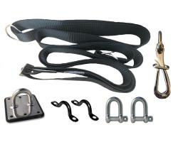 Liferaft Securing Strap - Securing Straps for Liferaft - Liferaft Lashing with Senhouse Slip & Shackle Option 