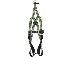 Kratos MUNE 3R - Kratos Safety Full Body Harness with 2 Attachment Points - Sternal D-Ring & Dorsal Extension Strap for Rescue - EN 361:2002 Certified Harness - FA1010600