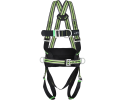 Kratos MUNE 5 - Kratos Safety Full Body Harness with 2 Attachment Points & Belt - Dorsal, Sternal & 2 Lateral D-Rings for Fall Arrest & Work Positioning - EN 361:2002 & EN 358:2018 Certified Full Harness - FA1020500