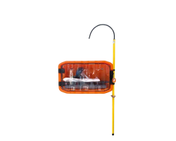 Penta Wall-Mounted Rescue Kit - Mounting Kit for TP12EC Insulating Rescue Pole / Hook - Insulated Rescue Hook Mounting Kit - PS2-PM-KITVE 