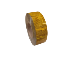 Retro Reflective Tape Gold - Retro Reflective Tape in Gold - Gold Colour Reflecting Tapes - Marine Safety Tape to Increase Visibility of Life Support Equipment