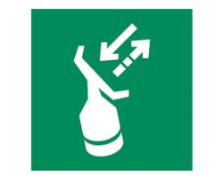 Search and Rescue Transponder IMO Rescue Sign - IMO Sign for Search and Rescue Transponder - SART GMDSS Equipment Signage - 150 x 150mm