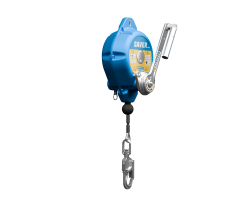 Globestock Fall Arrester with Rescue Mechanism - Inertia Reel SRL-R - Retractable Fall Arrester & Rescue Device - Globestock SAVER SRL-R 3-way Inertia Reel