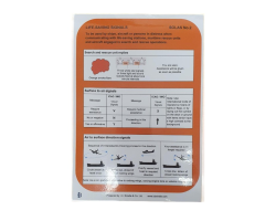 2025 SOLAS 2 Card  - 2024 Edition  - Life Saving Signals Card/Poster - SOLAS LSA MCA