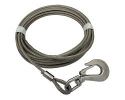 Stainless Steel Wire Rope Winch Cable with Hook