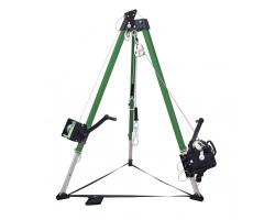Kratos 7ft Tripod Ex-Zone 1 - Tripod with 7 Feet Maximum height for Access in Confined Spaces - Adjustable Height Tripod from 1.15 m to 2.15 m - FA6000100 