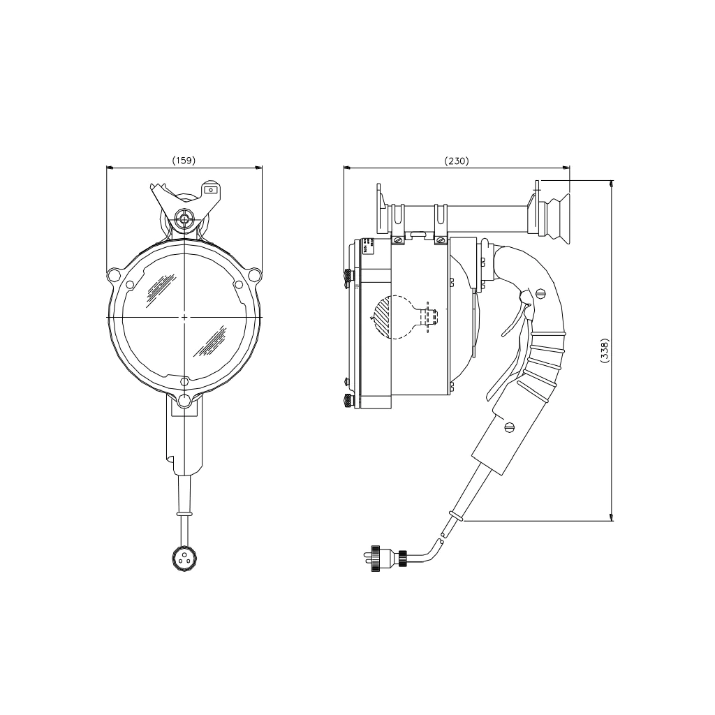 IC Brindle Francis Signalling Lantern - FSP127 MK5 Lantern - I.C.