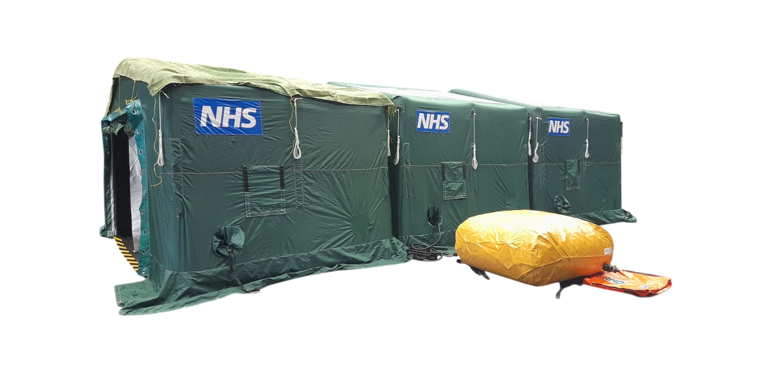 Mass Casualty Decontamination Shelter Interior with 1000L Water Water Bag