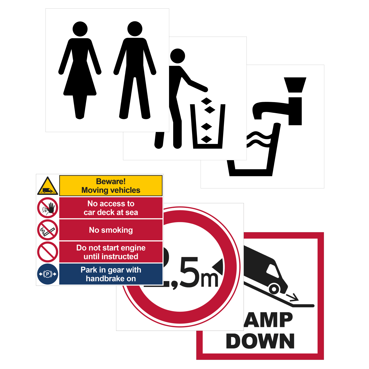 Information Signs & Car Deck Safety